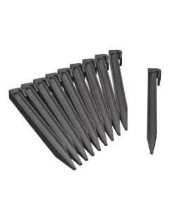 Ancres Pour Bordure De Jardin H.26.7 Cm X 10 - Gris