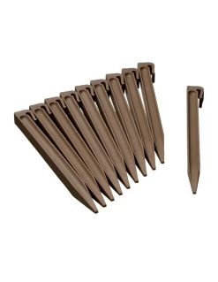 Ancres Pour Bordure De Jardin H.26.7 Cm X 10 - Taupe