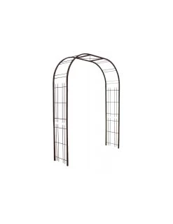 Arche "décor Treillage" Coloris Fer Vieilli