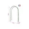 Arche Double "losange" Coloris Vert Sapin Ou Fer Vieilli - Fer Vieilli -Art de jardin pour la maison arche losange coloris vert sapin ou fer vieilli