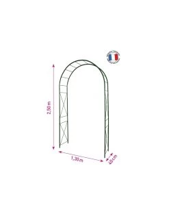 Arche Double "losange" Coloris Vert Sapin Ou Fer Vieilli - Fer Vieilli