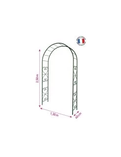 Arche "romantique" Coloris Vert Sapin Ou Fer Vieilli - Fer Vieilli
