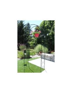 Arche "romantique" Coloris Vert Sapin Ou Fer Vieilli - Vert Sapin -Art de jardin pour la maison arche romantique coloris vert sapin ou fer vieilli 6