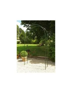 Arche "treillage" Coloris Vert Sapin Ou Fer Vieilli - Vert Sapin -Art de jardin pour la maison arche treillage coloris vert sapin ou fer vieilli 5