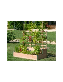 Bac 2 étages + Treillis Design 125 X 60 X 100 Cm