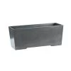 Bac Rectangle L80 Cm En Béton Ciré Ardoise -Art de jardin pour la maison bac rectangle l80 cm en beton cire ardoise