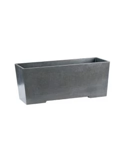 Bac Rectangle L80 Cm En Béton Ciré Ardoise