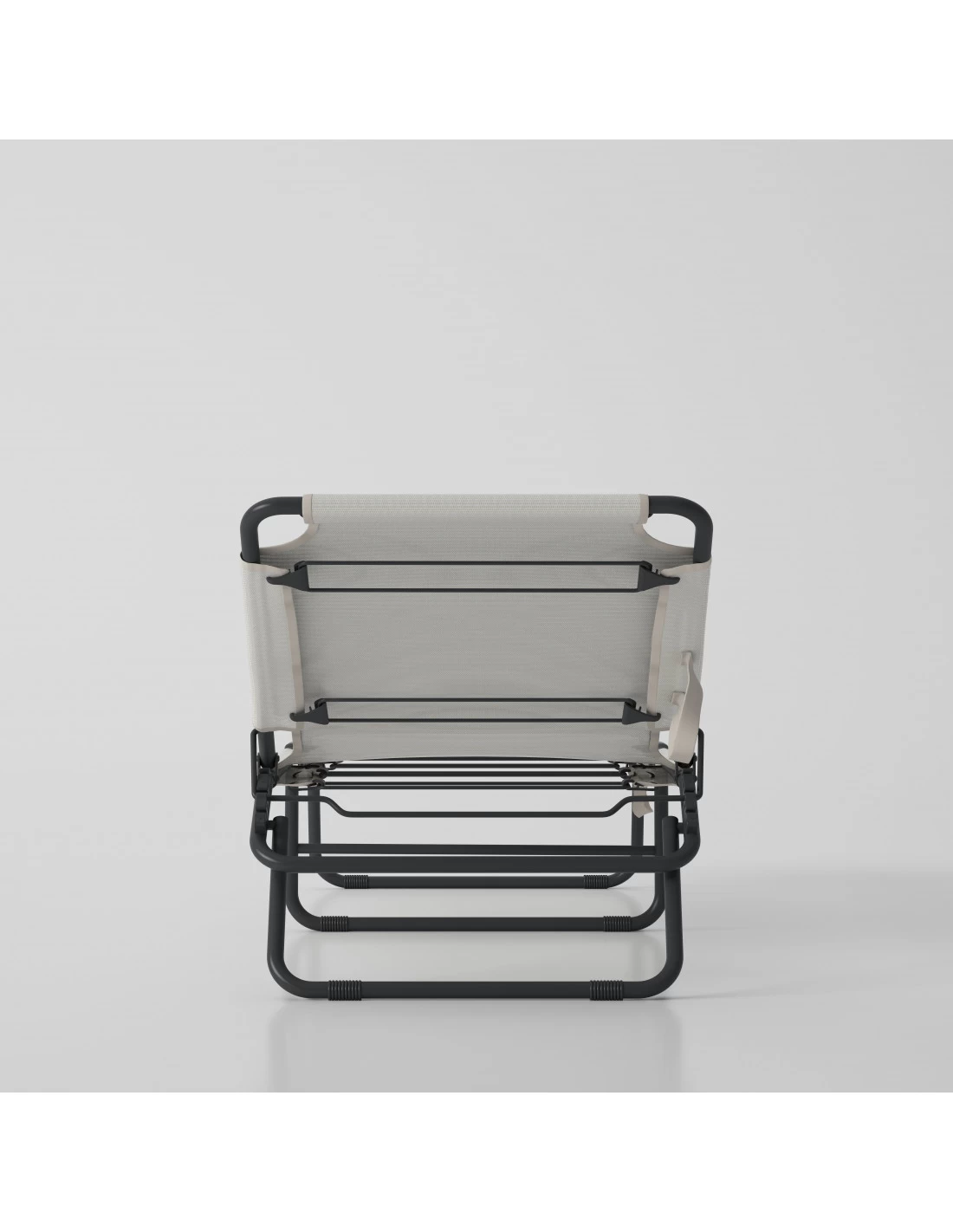 Bain De Soleil AMIGO Aluminium Anthracite Texfil Blanc Beige 4 Bain De Soleil AMIGO Aluminium Anthracite Texfil Blanc Beige – Image 2