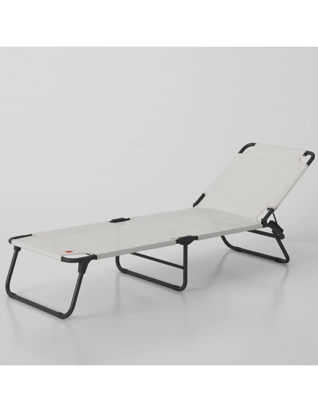 Bain De Soleil AMIGO Aluminium Anthracite Texfil Blanc Beige 3 Bain De Soleil AMIGO Aluminium Anthracite Texfil Blanc Beige