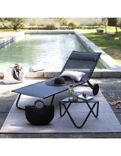 Lafuma Bain De Soleil Miami Batyline Duo Obsidian -Art de jardin pour la maison bain de soleil miami batyline duo obsidian 2