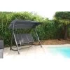 Balancelle De Jardin Kedline Aluminium Anthracite Mat -Art de jardin pour la maison balancelle de jardin kedline aluminium anthracite mat