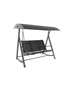 Balancelle De Jardin Kedline Aluminium Anthracite Mat -Art de jardin pour la maison balancelle de jardin kedline aluminium anthracite mat 2