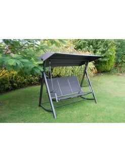 Balancelle De Jardin Kedline Aluminium Anthracite Mat -Art de jardin pour la maison balancelle de jardin kedline aluminium anthracite mat 3