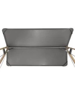 Balancelle De Jardin Soly 3 Places - Acier Effet Bois -Art de jardin pour la maison balancelle de jardin soly 3 places acier effet bois 3