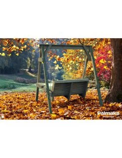 Balancelle Sigrid 193 X161 Cm En Bois Traité Autoclave -Art de jardin pour la maison balancelle sigrid 193 x161 cm en bois traite autoclave 2