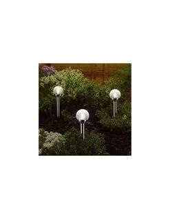 Balise Globe Craquelée -Art de jardin pour la maison balise globe craquelee 2