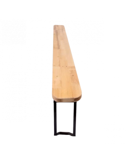 ESSCHERT DESIGN Banc Brasserie En Bois -Art de jardin pour la maison banc brasserie en bois 2