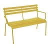 Banc De Jardin Métal Greensboro - Acier époxy - Moutarde -Art de jardin pour la maison banc de jardin metal greensboro acier epoxy moutarde