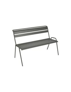 Banc De Jardin Monceau 2/3 Places En Métal Empilable - Romarin