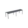 Banc Monceau 3/4 Places En Métal -160 Cm - Carbone -Art de jardin pour la maison banc monceau xl 34 places metal 160cm 10