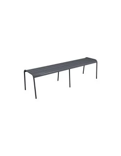 Banc Monceau 3/4 Places En Métal -160 Cm - Carbone