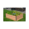 Carré Potager Keyhole 170 X 120 X 48 Cm -Art de jardin pour la maison carre potager keyhole 170 x 120 x 48 cm