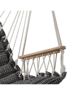 Chaise Suspendue Jinja - Bois Franc Chinois Et Polycoton -Art de jardin pour la maison chaise suspendue jinja bois franc chinois et polycoton 2