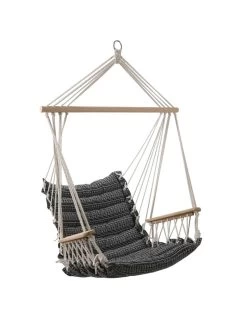 Chaise Suspendue Jinja - Bois Franc Chinois Et Polycoton