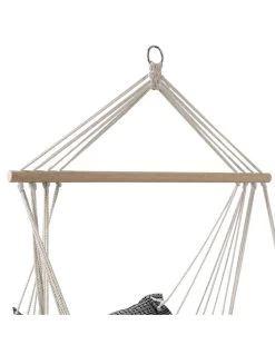 Chaise Suspendue Jinja - Bois Franc Chinois Et Polycoton -Art de jardin pour la maison chaise suspendue jinja bois franc chinois et polycoton 4