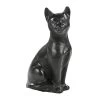 Chat Tabby H.32 Cm Noir