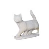 Chat Tabby H.59 Cm Patiné Vieilli -Art de jardin pour la maison chat tabby h59 cm patine vieilli