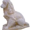 Chien Cocker H.48 Cm Patiné Vieilli -Art de jardin pour la maison chien cocker h48 cm patine vieilli