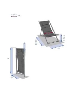 Chilienne De Jardin Honolulu - 4 Positions - Ardoise -Art de jardin pour la maison chilienne de jardin honolulu 4 positions ardoise 6