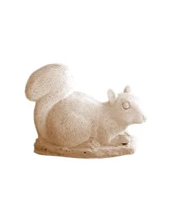 Ecureuil Couché H.18 Cm Coloris Au Choix