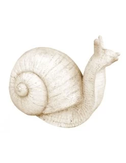Escargot H.32 Cm Patiné Vieilli