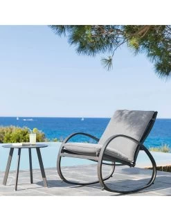 Fauteuil à Bascule Nevada - Graphite