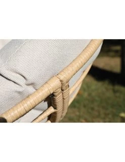 Fauteuil LOVE Pivotant En Aluminium Et Résine -Art de jardin pour la maison fauteuil love pivotant en aluminium et resine proloisirs 2