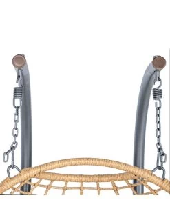 Fauteuil œuf Suspendu AJAR Ardoise 2 Places -Art de jardin pour la maison fauteuil oeuf suspendu ajar ardoise 2 places 3