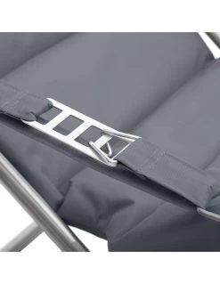 Fauteuil Relax De Jardin MILOS - Assise Matelassée - Ardoise -Art de jardin pour la maison fauteuil relax de jardin milos assise matelassee ardoise 2