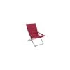Fauteuil Relax De Jardin MILOS - Assise Matelassée - Bordeaux -Art de jardin pour la maison fauteuil relax de jardin milos assise matelassee bordeaux