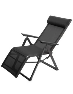 Fauteuil Relax Decima - Inclinable 8 Positions - Ardoise / Gris Quartz