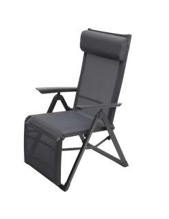 Fauteuil Relax Decima - Inclinable 8 Positions - Graphite / Anthracite -Art de jardin pour la maison fauteuil relax decima inclinable 8 positions graphite anthracite 1 5
