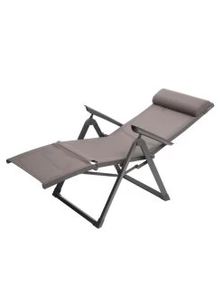 Fauteuil Relax Decima - Inclinable 8 Positions - Noisette / Praline -Art de jardin pour la maison fauteuil relax decima inclinable 8 positions noisette praline 2