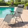Fauteuil Relax Silos Basculant - 5 Positions - Olive -Art de jardin pour la maison fauteuil relax silos basculant 5 positions