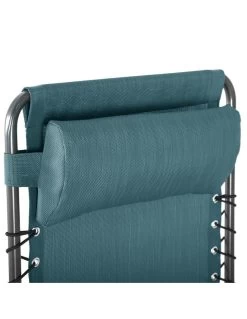 Fauteuil Relax Silos Basculant - 5 Positions - Bleu Canard -Art de jardin pour la maison fauteuil relax silos basculant 5 positions bleu canard 4