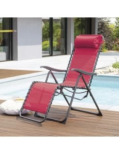 Fauteuil Relax Silos Basculant - 5 Positions - Grenade -Art de jardin pour la maison fauteuil relax silos basculant 5 positions grenade 1