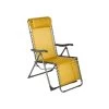Fauteuil Relax Silos Basculant - 5 Positions - Moutarde -Art de jardin pour la maison fauteuil relax silos basculant 5 positions moutarde