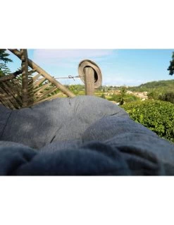 Fauteuil Suspendu Banana Leaf - Graphite / Naturel Et Gris -Art de jardin pour la maison fauteuil suspendu banana leaf graphite naturel et gris 3