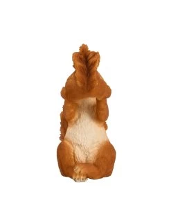 ESSCHERT DESIGN Figurine Ecureuil Avec Son Petit -Art de jardin pour la maison figurine ecureuil avec son petit 1 2