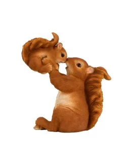 ESSCHERT DESIGN Figurine Ecureuil Avec Son Petit -Art de jardin pour la maison figurine ecureuil avec son petit 1 4